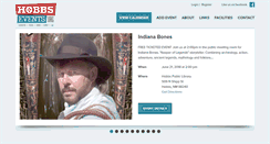 Desktop Screenshot of hobbsevents.org